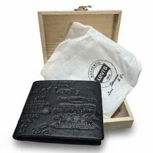 Levi’s Genuine Leather Bi-Fold Wallet for Men