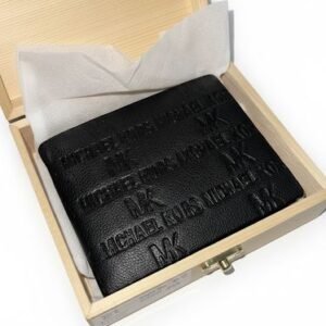 Michael Kors Genuine Leather RFID Bi-Fold Wallet for Men