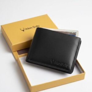 Allen Solly Classic Black Leather Wallet