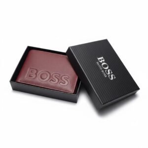BOSS Hugo Boss Embossed Leather Wallet