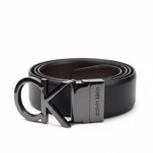 Calvin Klein Men's Reversible Black Leather Belt